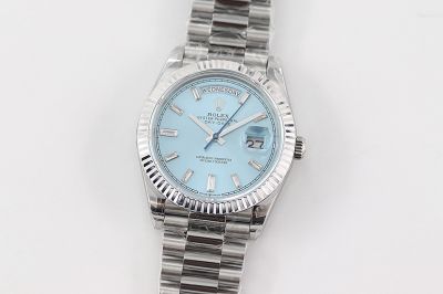 ROLEX Day-date 2836 Automatic Movement Transparent Indexes 40MM Watch